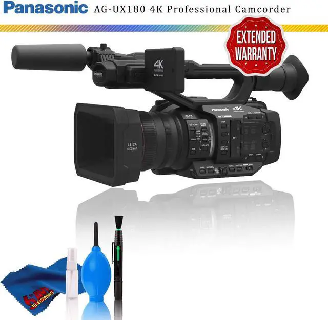 Main image of Panasonic AG-UX180 4K Premium Professional Camcorder + Extended Warranty