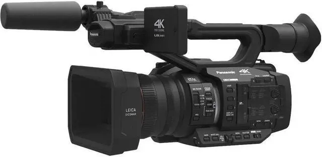 Alt view image 2 of 4 - Panasonic  AG-UX180 4K Premium Professional Camcorder  Advanced Accessory Bundle w/ Deluxe Padded Backpack, Condenser Shotgun Microphone & More