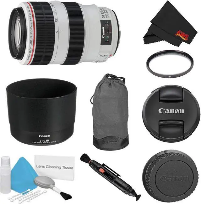 Main image of Canon EF 70-300mm f/4-5.6L IS USM Lens Bundle w/ UV Filter (Intl Model)