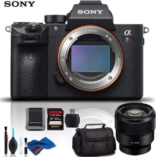 Main image of Sony Alpha a7R III Mirrorless Digital Camera with 85mm Lens - Plus Kit