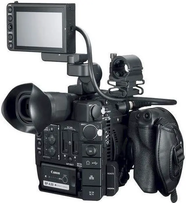 Alt view image 4 of 4 - Canon EOS C200 Cinema Camera 2215C002 & 24-70mm f/2.8L II USM Lens with 2 Memory Cards, 2 Extra Batteries, Mic, Case, Le