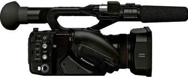 Alt view image 3 of 4 - Panasonic AG-UX180 4K Premium Professional Camcorder Bundle w/ Tripod