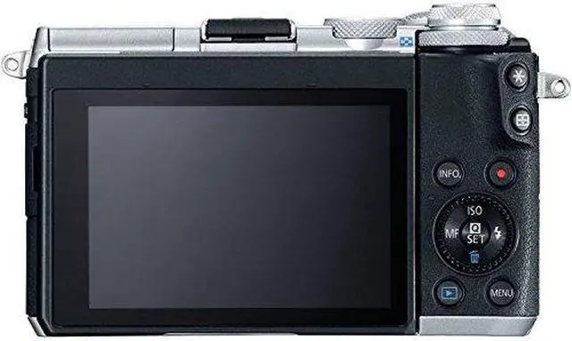 Alt view image 4 of 4 - Canon EOS M6 Mirrorless Digital Camera with 15-45mm Lens (Silver) Basic Bundle w/ Bonus EF-M 11-22MM Lens - Intl Model