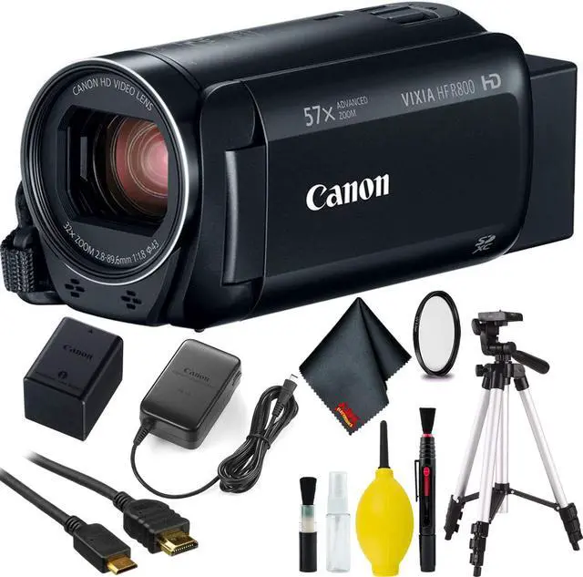 Main image of Canon VIXIA HF R800 Camcorder (Black) w/Tripod