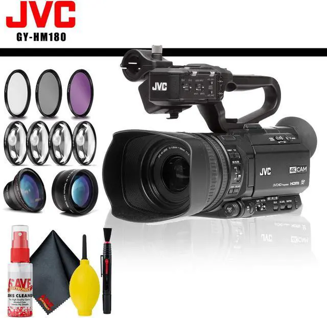 Main image of JVC Ultra HD 4K Camcorder with HD-SDI + Filter Kit + Cleaning Kit