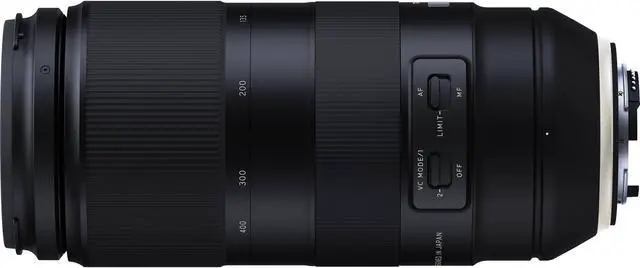 Alt view image 4 of 6 - Tamron 100-400mm f/4.5-6.3 Di VC USD Lens for Nikon F AFA035N-700 (International Model) + 72mm UV Filter + Lens Cap Keeper + MicroFiber Cloth Bundle