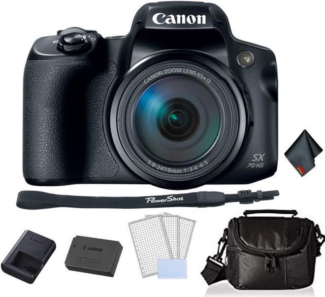 Refurbished: Canon PowerShot SX70 HS Digital Camera Bundle with