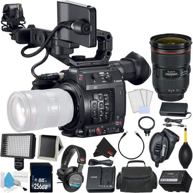 Main image of Canon EOS C200 Cinema Camera -EF-Mount International Model (2215C002) Bundle with Canon 24-70 F/2.8L II USM