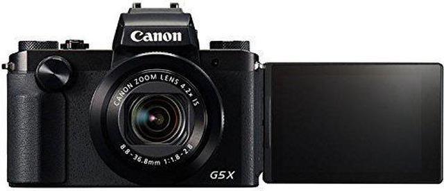 Alt view image 3 of 4 - Canon PowerShot G5 X Point & Shoot Digital Camera w/1 Inch Sensor (Black) Silver Level Bundle- International Version