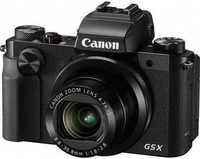 Alt view image 2 of 4 - Canon PowerShot G5 X Point & Shoot Digital Camera w/1 Inch Sensor (Black) Silver Level Bundle- International Version