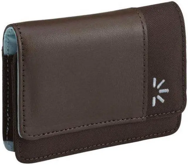 Alt view image 2 of 3 - Case Logic EDC-2BROWN Brown Ultra Compact Camera Case
