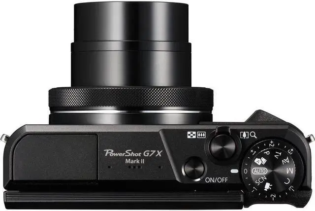 Alt view image 4 of 4 - Canon PowerShot G7 X Mark II Point and Shoot Digital Camera + Extra Battery + Digital Flash + Camera Case + 128GB Class