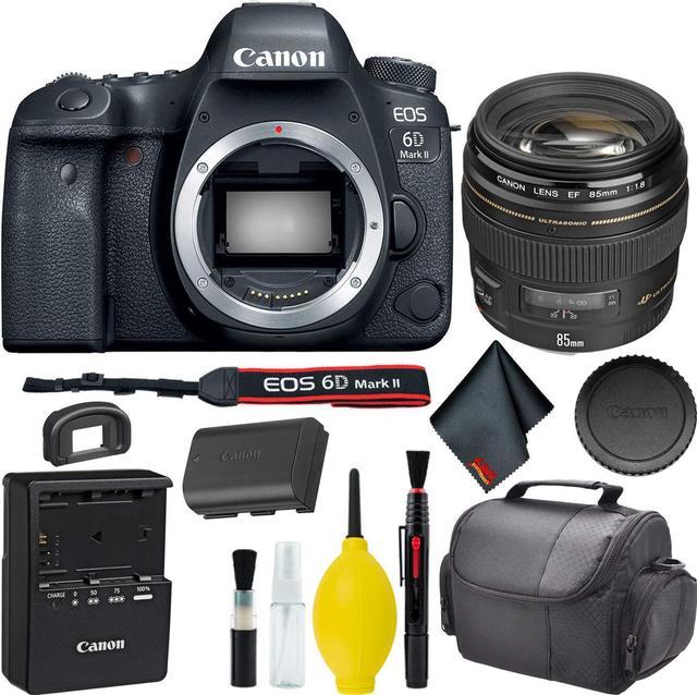 Canon EOS 6D Mark II DSLR Camera w/ Canon EF 85mm f/1.8 USM Lens