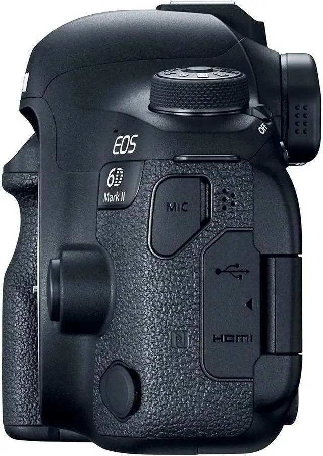 Alt view image 3 of 4 - Canon EOS 6D Mark II DSLR Camera with 24-105mm is STM Lens + Professional Battery Grip + UV Protection Filter + LED Kit