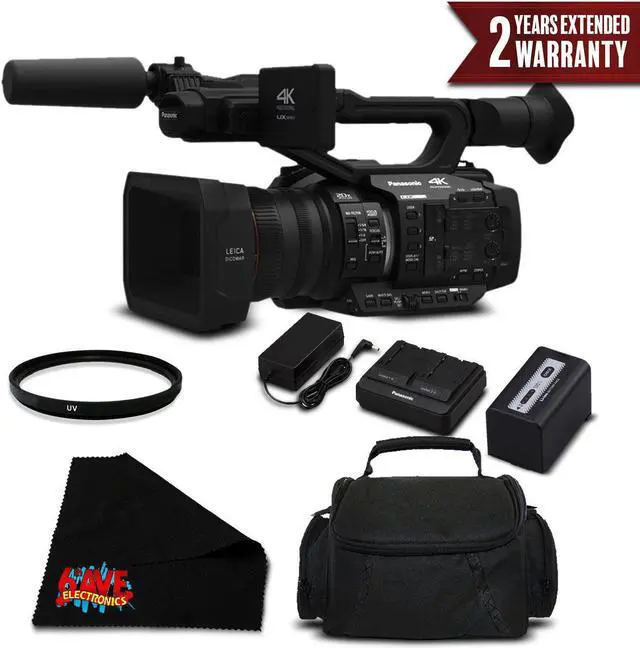 Main image of Panasonic AG-UX180 4K Premium Professional Camcorder International Version Essential Plus Bundle