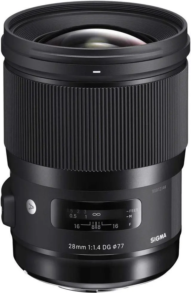 Alt view image 4 of 4 - Sigma 28mm f/1.4 DG HSM Art Lens for Sony E (441965) with FLD Filter, CPL Filter, UV Filter - Color Graduated Filter Kit