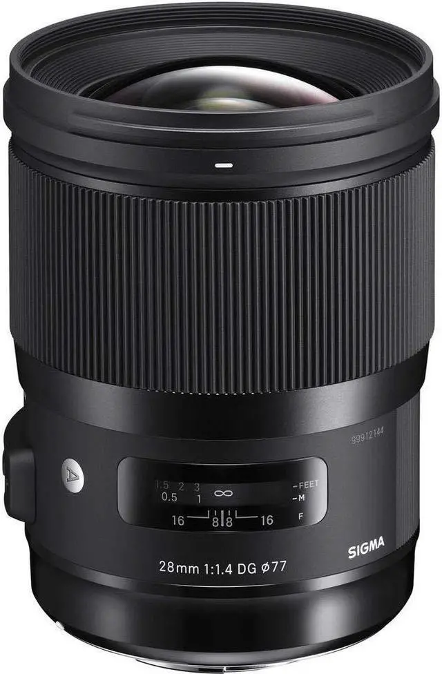 Alt view image 3 of 4 - Sigma 28mm f/1.4 DG HSM Art Lens for Sony E (441965) with FLD Filter, CPL Filter, UV Filter - Color Graduated Filter Kit