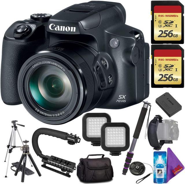 Canon PowerShot SX70 HS Digital Camera International Model Accessory Bundle