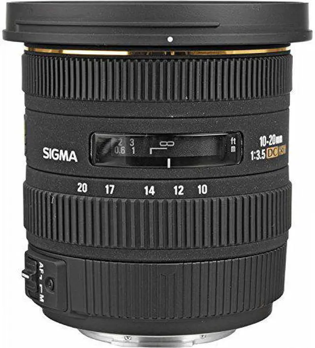Alt view image 12 of 12 - Sigma 10-20mm f/3.5 EX DC HSM Lens for Nikon F (202306) with FLD Filter, CPL Filter, UV Filter - Close Up Filter Kit and