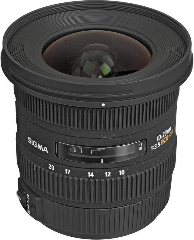 Alt view image 11 of 12 - Sigma 10-20mm f/3.5 EX DC HSM Lens for Nikon F (202306) with FLD Filter, CPL Filter, UV Filter - Close Up Filter Kit and