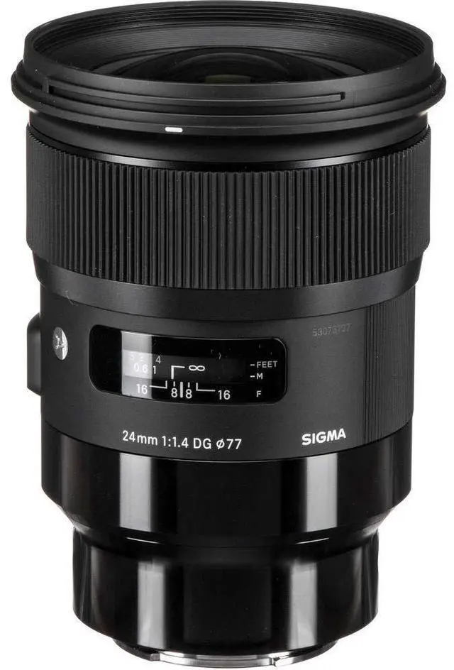 Alt view image 3 of 4 - Sigma 24mm f/1.4 DG HSM Art Lens for Sony E (401965) with FLD Filter, CPL Filter, UV Filter - Color Graduated Filter Kit