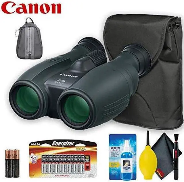 Alt view image 4 of 4 - Canon 12x32 is Image Stabilized Binocular Standard Accessory Bundle