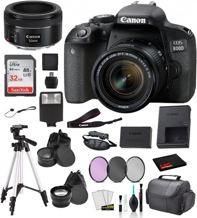  Canon EOS 4000D DSLR Camera w/Canon EF-S 18-55mm F/3.5-5.6 III  Zoom Lens : Electronics