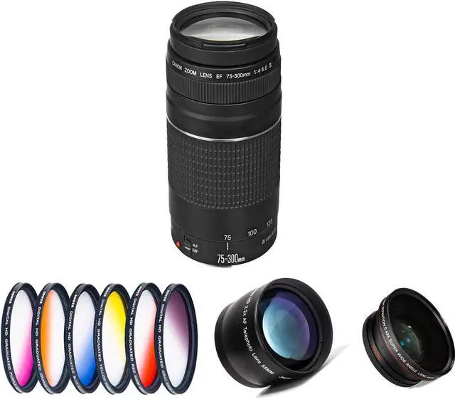 Alt view image 3 of 4 - Canon EOS Rebel T6 18-55 DC III Kit + Canon EF 75-300 4.0-5.6 III + Corel Pinnacle Studio + 2X SanDisk 32GB + More