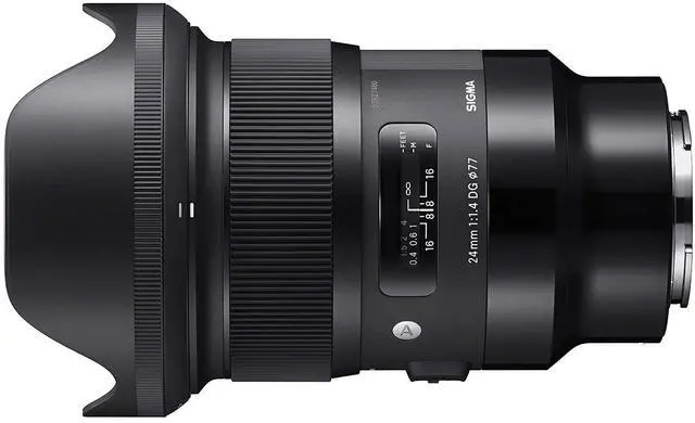 Alt view image 4 of 4 - Sigma 24mm f/1.4 DG HSM Art Lens for Sony E (401965) with FLD Filter, CPL Filter, UV Filter - Color Graduated Filter Kit
