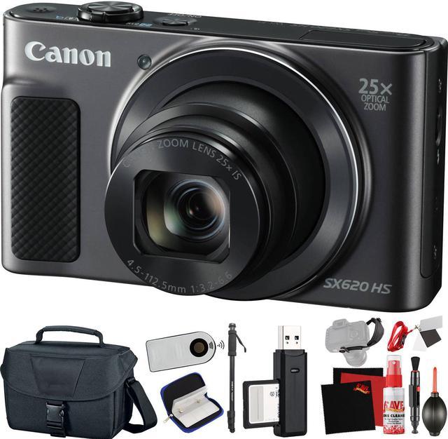 Canon PowerShot SX620 HS Digital Camera (Black) (International