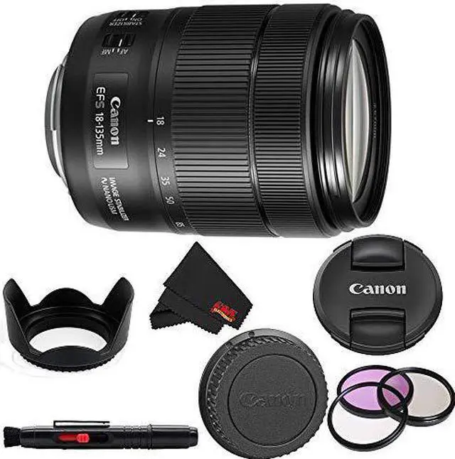 Alt view image 3 of 3 - canon ef-s 18-135mm f/3.5-5.6 is usm lens (international model) standard bundle