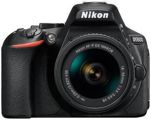 Alt view image 2 of 5 - Nikon D5600 DSLR Camera International Version (No Warranty) + Extra Battery + Extra Cleaning Cloth Bundle