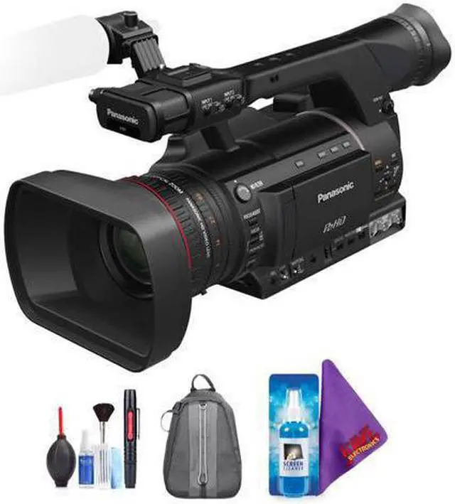 Main image of Panasonic AG-HPX250 P2 HD Handheld Camcorder + Pro Accessories Bundle