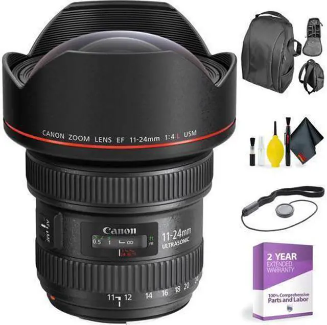 Main image of EF 11-24mm f/4L USM Lens + Deluxe Lens Cleaning Kit (International Model)