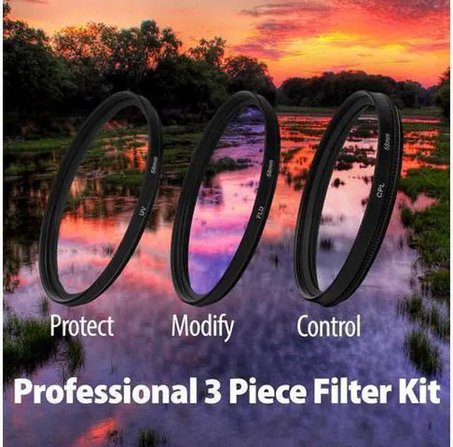 Alt view image 3 of 4 - Nikon D5600 DSLR Camera with 18-55mm Lens  and Nikon 70-300mm Lens  Tripod Memory Cards Carrying Case and Cleaning Kit  Combo