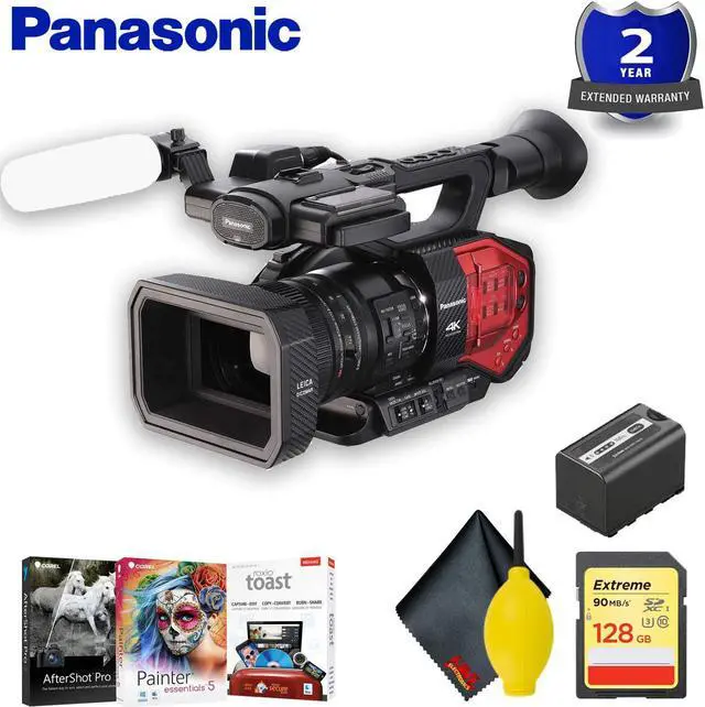 Main image of Panasonic AG-DVX200 4K Camcorder with Four Thirds Sensor and Integrated Zoom Lens Base Accessory Bundle