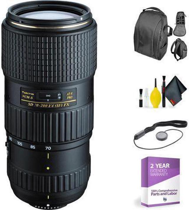 AT-X 70-200mm f/4 PRO FX VCM-S Lens for Nikon + Deluxe Lens