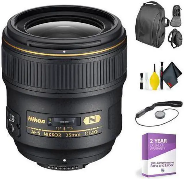 Main image of AF-S NIKKOR 35mm f/1.4G Lens + Deluxe Lens Cleaning Kit (International Model)