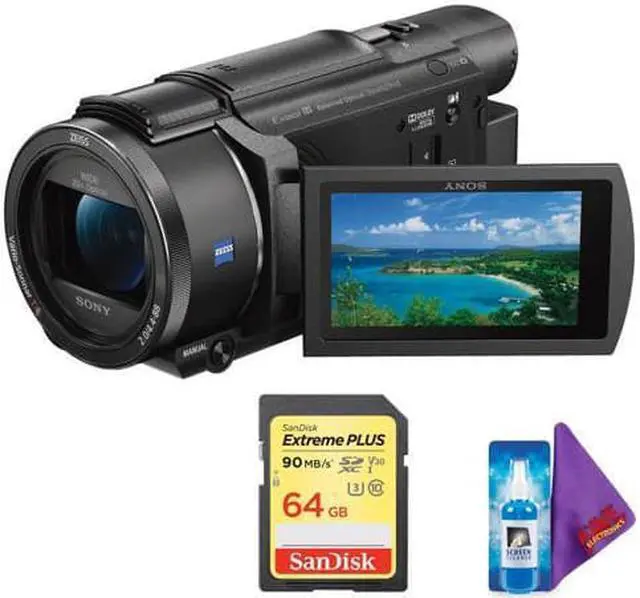 Main image of Sony FDR-AX53 4K Ultra HD Handycam Camcorder + Pro Memory Card