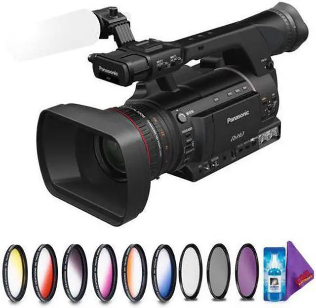 Main image of Panasonic AG-HPX250 P2 HD Handheld Camcorder + Creative Filter Kit