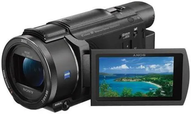Alt view image 2 of 4 - Sony FDR-AX53 4K Ultra HD Handycam Camcorder + Pro Memory Card