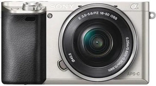 Alt view image 6 of 6 - Sony Alpha A6000 ILCE6000/S 24MP Wi-Fi Digital Camera (Body Only) - Silver