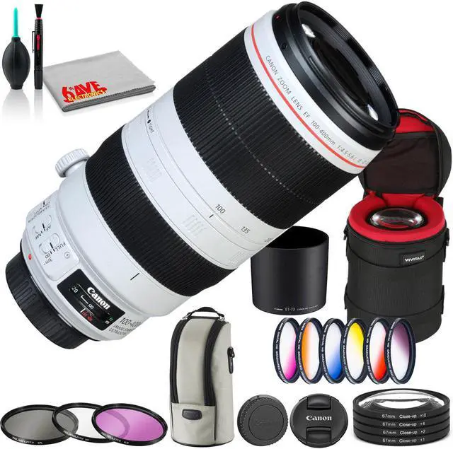 Main image of Canon  EF 100-400mm f/4.5-5.6L IS II USM Lens - White