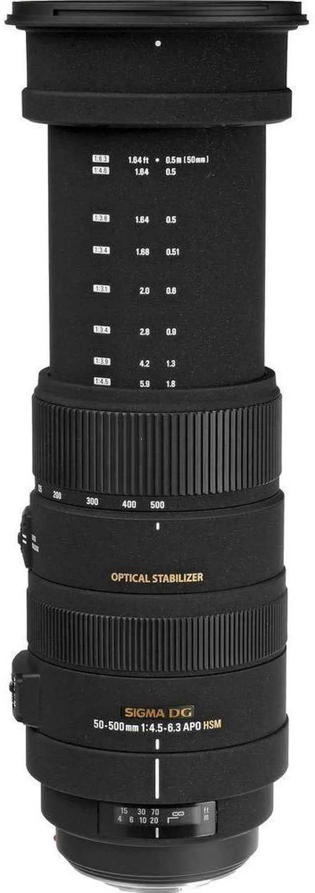 Alt view image 4 of 4 - Sigma 50-500mm f/4.5-6.3 APO DG OS HSM Lens for Sony/Minolta for Sony A Mount + Accessories (International Model with 2