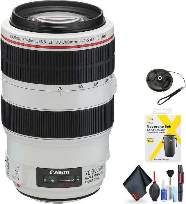 Main image of Canon EF 70-300mm f/4-5.6L is USM Lens for Canon EF Mount + Accessories (International Model with 2 Year Warranty)