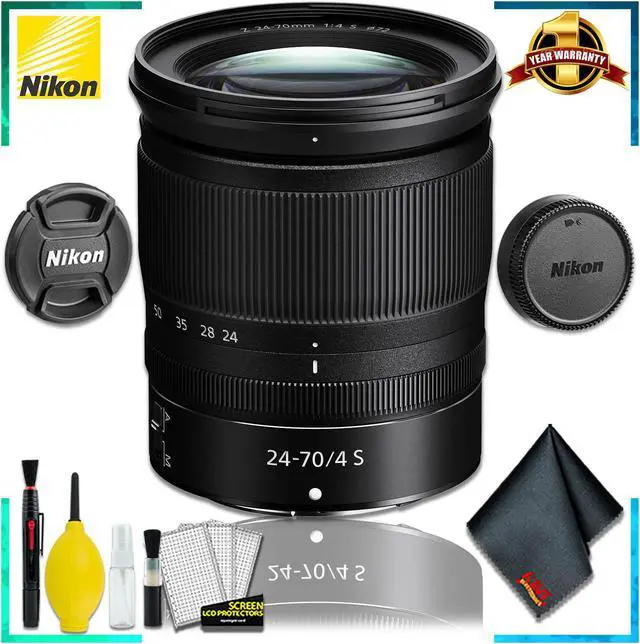 Alt view image 4 of 7 - Nikon NIKKOR Z 24-70mm f.4 S Lens (Intl Model) + Cleaning Kit