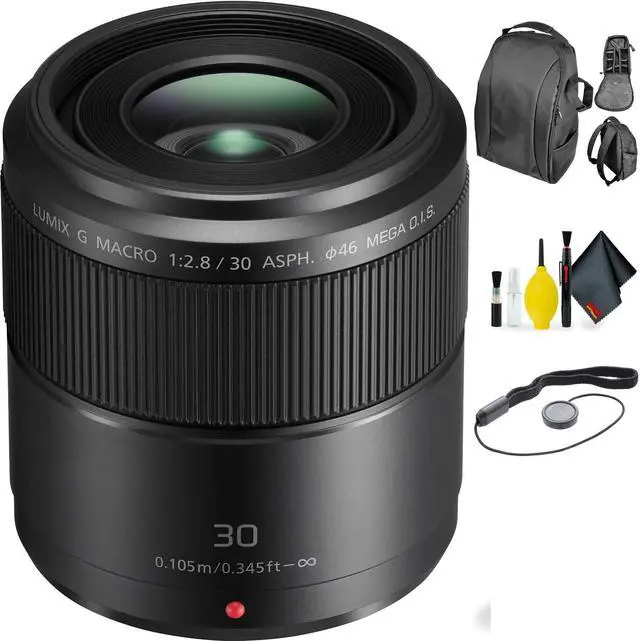 Main image of Panasonic 30mm f/2.8 O.I.S. Lens + Deluxe Lens Cleaning Kit