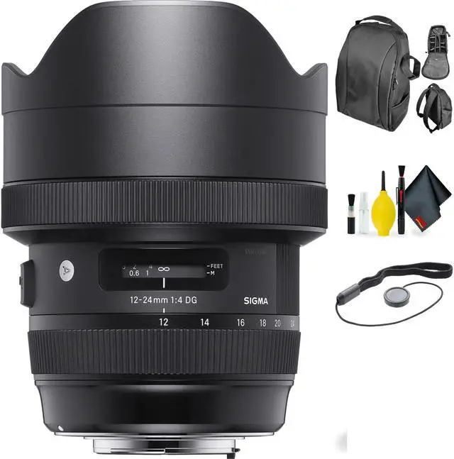 Main image of Sigma 12-24mm f/4 DG HSM Art Lens for Nikon + Deluxe Lens Cleaning Kit