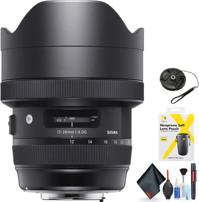 Main image of Sigma 12-24mm f/4 DG HSM Art Lens for Nikon F for Nikon F Mount + Accessories (International Model with 2 Year Warranty)