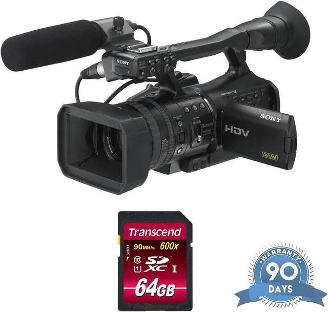 Alt view image 5 of 8 - Sony HVR-V1U HDV Camcorder - with Memory Card